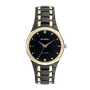 Elgin Adult Male Analog Watch in Black and Gold with Black Dial (FG8021)