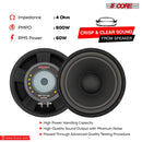 5 Core Subwoofer Speaker 10 Inch Car Subs 600W Peak Pro Audio 4Ohm Replacement Subwoofers - WF 10120 4OHM - DRE's Electronics and Fine Jewelry