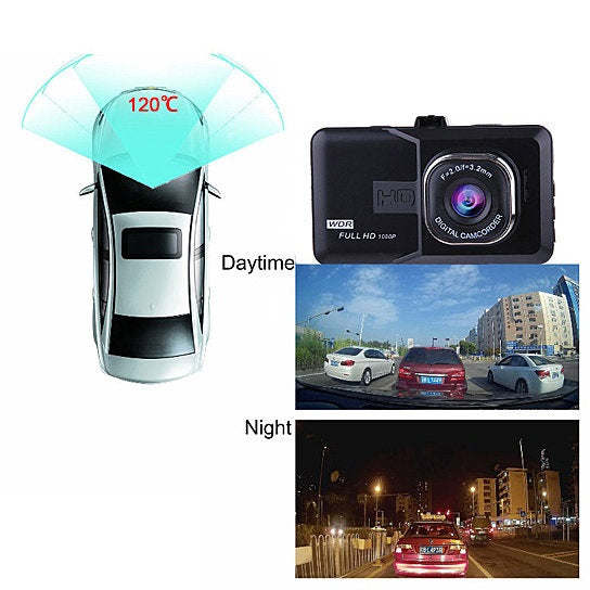 1080P Dash Cam with G-Sensor & Loop Recording