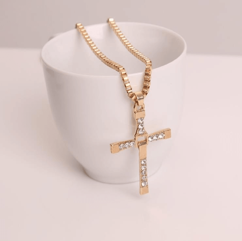 Cross Pendant Necklaces for Men Women Romantic Couple Neckchain Trendy Boy Chokers Jewelry Couple Anniversary Accessories Gift - DRE's Electronics and Fine Jewelry