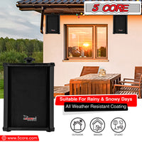 5 Core Audio System Combo 30W Amplifier 6.4' Wall Speakers 4 Piece 10W RMS Each Commercial Speaker System for Restaurant Office Cafe Bar - AMP 30W-UTX-DLX+10TG 4Pcs