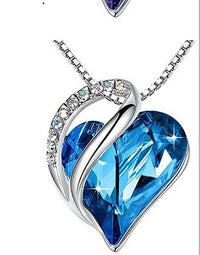 Leafael Mother's Day Necklace; Infinity Love Heart Pendant with Birthstone Crystals; Jewelry Gifts for Women; Birthday Necklaces for Wife Mom Girlfriend