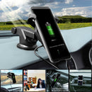 Car Bracket Qi Fast Wireless Chargers for iPhone 8/iPhone X/Samsung Dual-purpose Universal Suckers Car Outlet Holder Stand