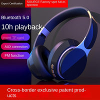 New cross-border popular wireless headset Bluetooth subwoofer stereo plug-in card sports computer headset