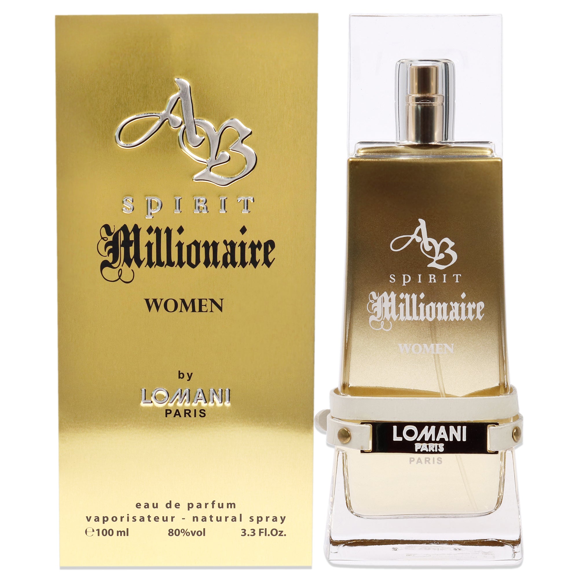 AB Spirit Millionaire by Lomani for Women - 3.3 oz EDP Spray