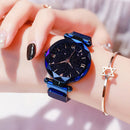 reloj mujer Women's Fashion Starry Sky Watches Magnet Buckle Mesh Belt Diamond Quartz Watch Women Dress Clock relogio feminino