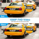 FHD 1080P Car DVR Dash Camera 9.66In Vehicle Driving Recorder w/ G Sensor Parking Monitoring Seamless Recording