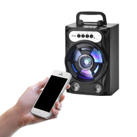 Portable Speaker; Wireless Stereo Subwoofer; Heavy Bass Music Player Supports FM Radio TF Card