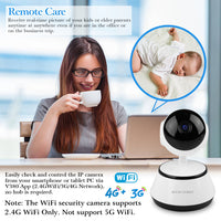 720P WiFi IP Camera Motion Detection IR Night Vision Indoor 360 Degree Coverage Security Surveillance App Cloud Available