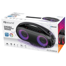 IQ Sound Portable Water-Resistant BT Speaker with RGB Light Panel