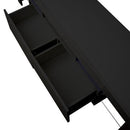 Modern Black TV Stand; 20 Colors LED TV Stand w/Remote Control Lights - DRE's Electronics and Fine Jewelry