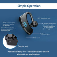 Unilateral Wireless V5.2 Earpiece with Charging Case