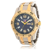 U.S. Polo Assn. Adult Male Analog Bracelet Watch in Silver and Gold Two-Tone (US8871WM)