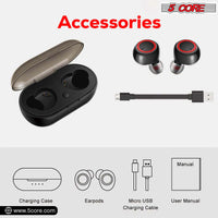 5 Core Wireless Ear Buds Mini Bluetooth Earbud Headphones Wire Less 32 Hours Playtime IPX8 - EP01