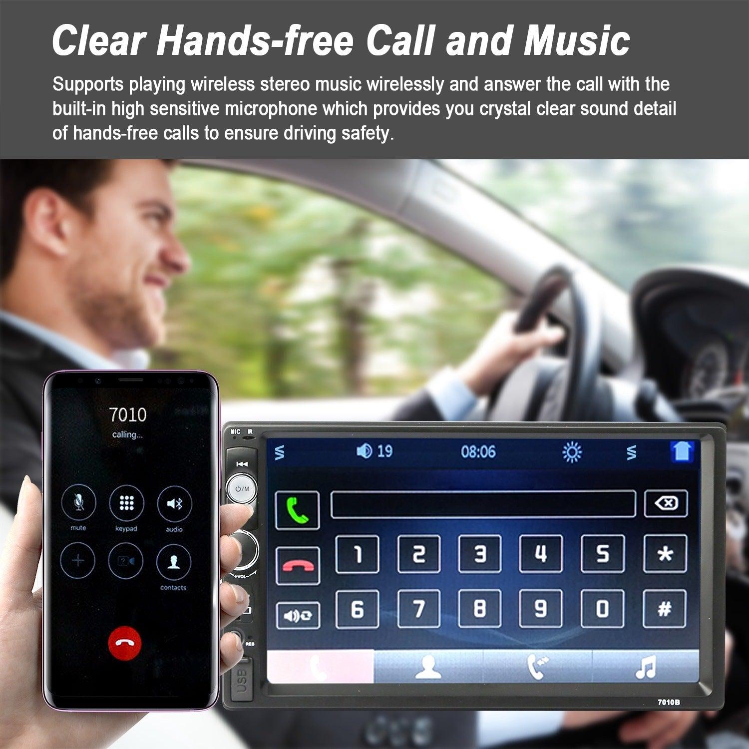 7 Inches Universal Wireless Car MP5 Player 1080P Video Player Stereo Audio FM Radio - DRE's Electronics and Fine Jewelry