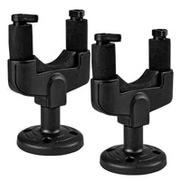 5 Core Guitar Wall Mount Hangers Adjustable Rotatable Display Wall Hook Holder w Soft Padding - GH ABS