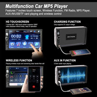 7 Inches Universal Wireless Car MP5 Player 1080P Video Player Stereo Audio FM Radio - DRE's Electronics and Fine Jewelry