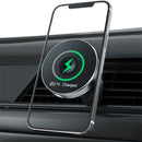 magnetic shookproof car mount holder automatic sensor 15W wireless car charger for IPhone 12/12 pro/12 pro max/12 mini