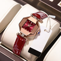 Ladies Fashion Casual Quartz Watch Women's Business Leather Hand Watch