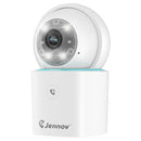 Jennov 2K Security Indoor Camera Home Smart Night Vision Wireless WiFi 2.4GHz