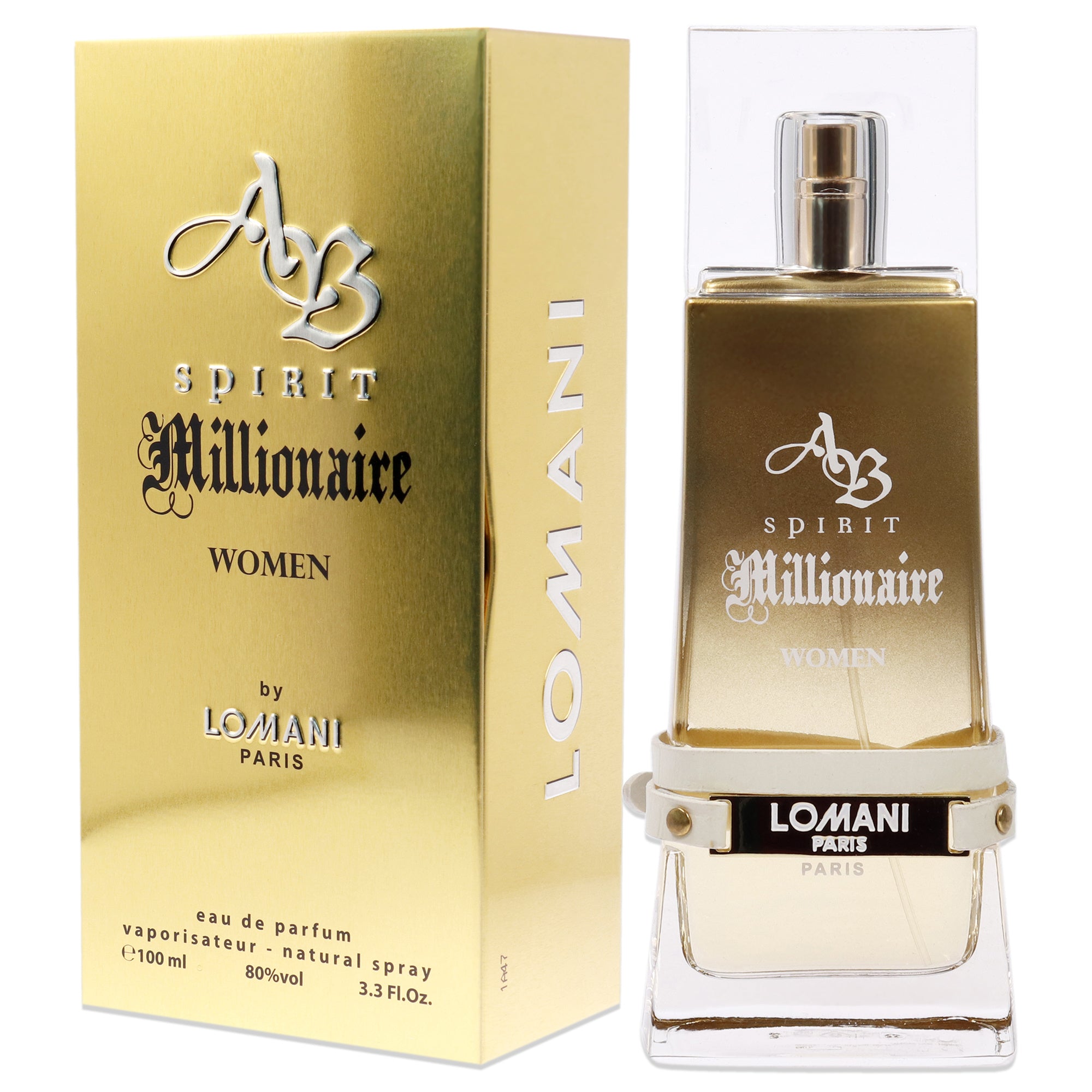 AB Spirit Millionaire by Lomani for Women - 3.3 oz EDP Spray