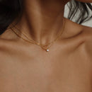 Tewiky Diamond Necklaces for Women, Dainty Gold Necklace 14k Gold Plated Long Lariat Necklace Simple Gold CZ Diamond Choker Necklaces for Women Trendy Gold Necklace Jewelry Gifts for Girls