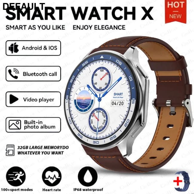 DT Watch X smartwatch with 4G large memory local music and video playback waterproof Bluetooth calling smart phone