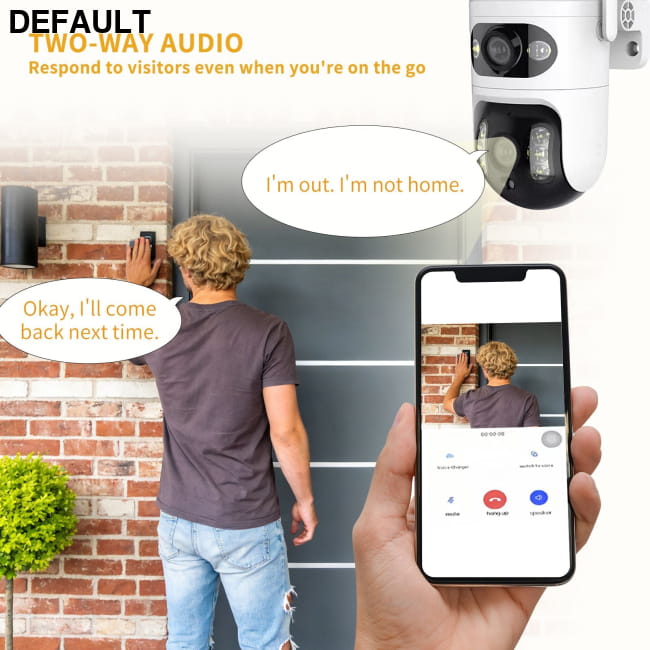 Dual eye gun ball linkage monitoring camera, 6MP Best Selling Products