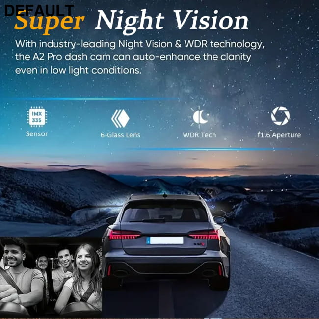 Dual Lens Car DVR FHD 1920*1080P Dash Camera Cabin Dashcam Cameras Video
