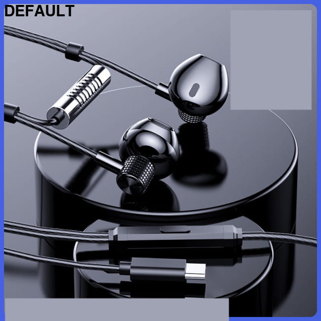 Dual Microphone Sound Card Wired Headset In-ear B Earbuds Headsets