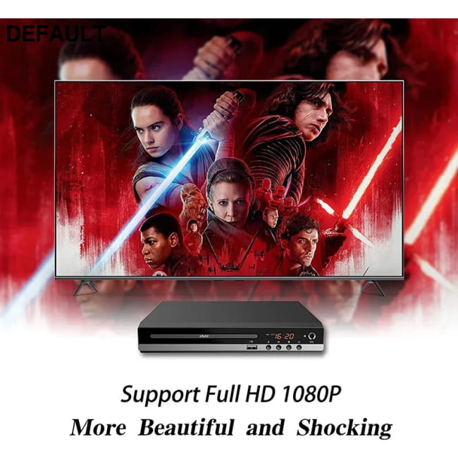 DVD Player 1080P Home Players Full HD Multimedia & Blu-ray