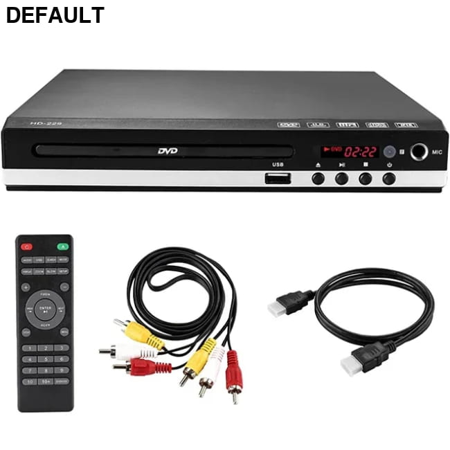 DVD Player High-defination 1080P Home Box For TV EU Plug-DVD 229 Players & Blu-ray