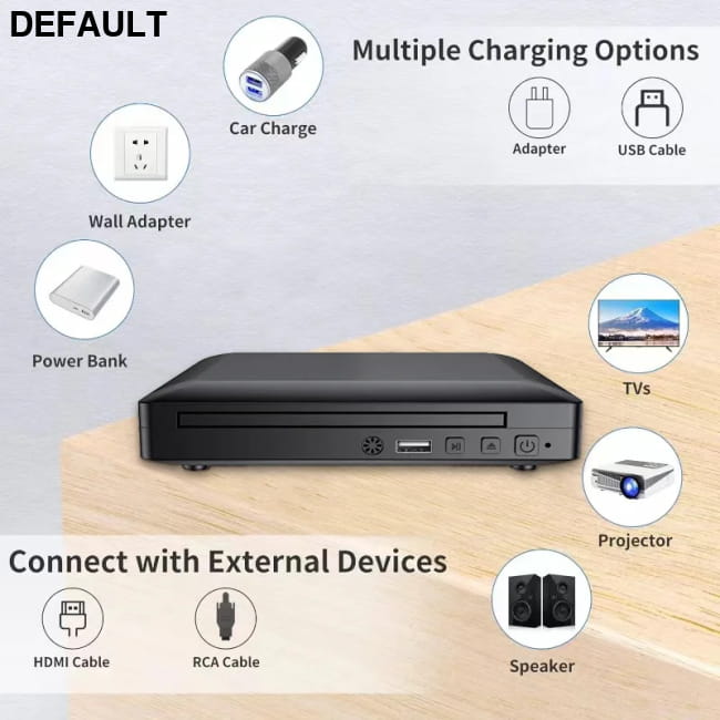 DVD Player High-defination 1080P Home Box For TV Players & Blu-ray
