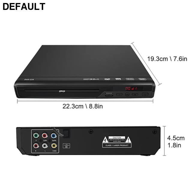DVD Player High-defination 1080P Home Box For TV Players & Blu-ray