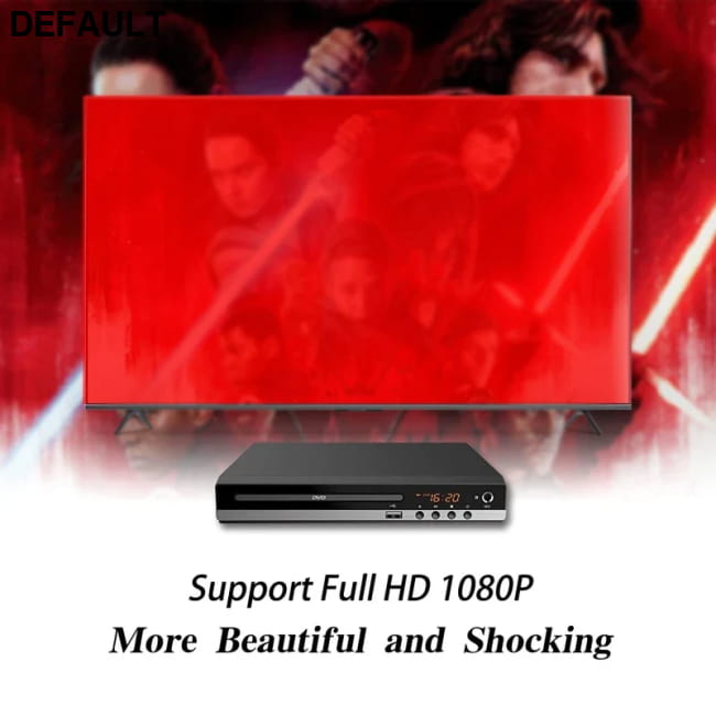 DVD Player High-defination 1080P Home Box For TV Players & Blu-ray