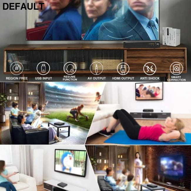 DVD Player High-defination 1080P Home Box For TV Players & Blu-ray