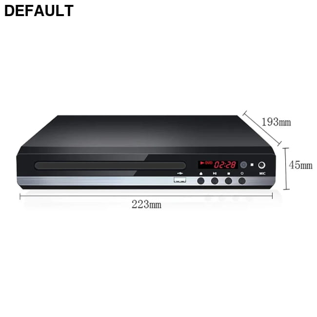 DVD Player High-defination 1080P Home Box For TV Players & Blu-ray