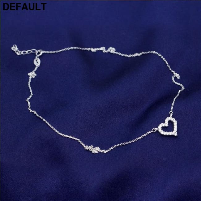 DXJEL Republic Dropship Suppliers 100% 925 Sterling Silver Love Heart Necklaces for Women Vip Link Dropshipping Center