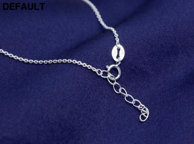 DXJEL Republic Dropship Suppliers 100% 925 Sterling Silver Love Heart Necklaces for Women Vip Link Dropshipping Center