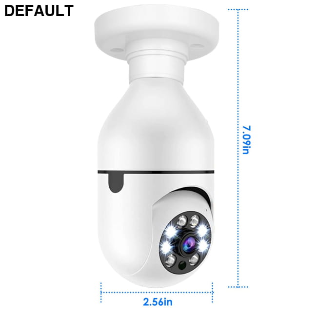 E27 WiFi Bulb Camera 1080P FHD IP Pan Tilt Security Home Surveillance Cameras