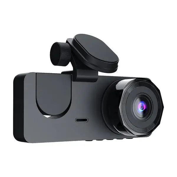 3 Channel Dash Cam Front Inside Rear Vehicle Driving