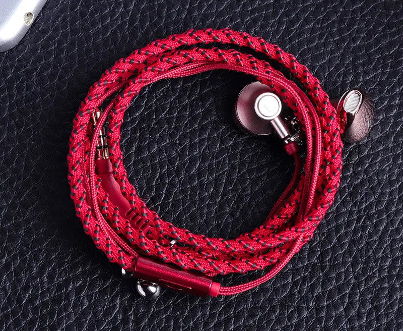Wired Earphones Bracelet Type Hand Strap