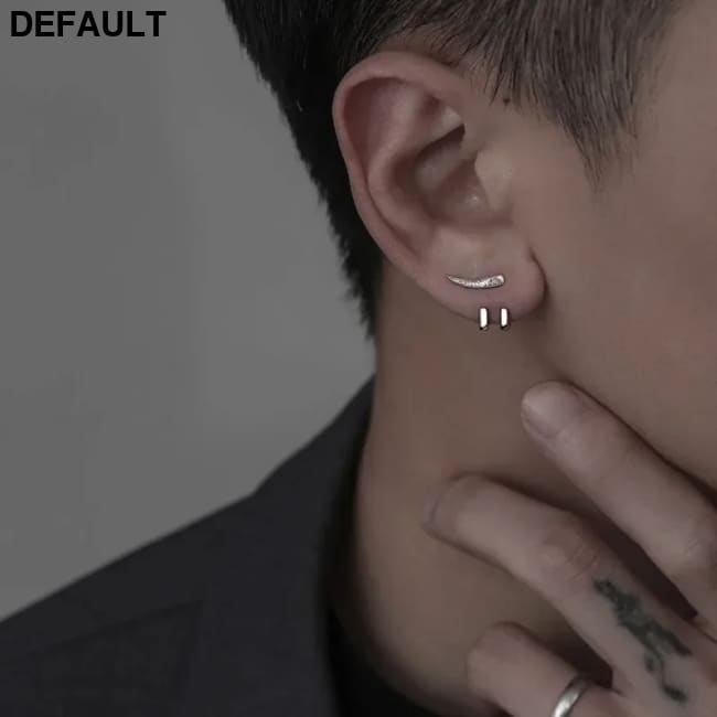 Ear studs for men with personality trendy men’s earrings simple and minimalist versatile cool hip-hop new trend Men