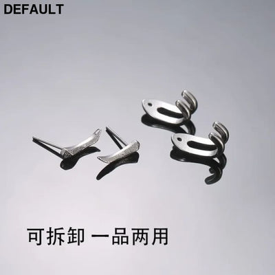 Ear studs for men with personality trendy men’s earrings simple and minimalist versatile cool hip-hop new trend Men