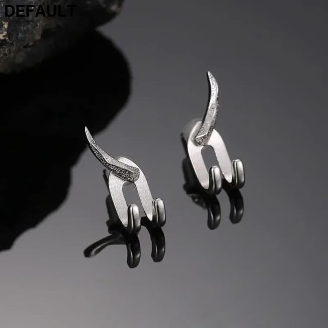 Ear studs for men with personality trendy men’s earrings simple and minimalist versatile cool hip-hop new trend Men