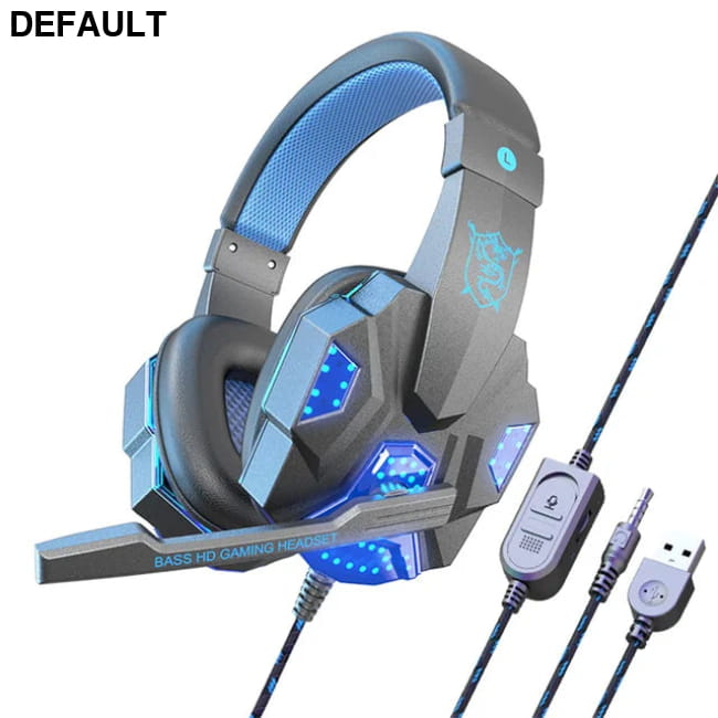 Earphones for wired laptops dedicated gaming dark blue Headphones Headsets