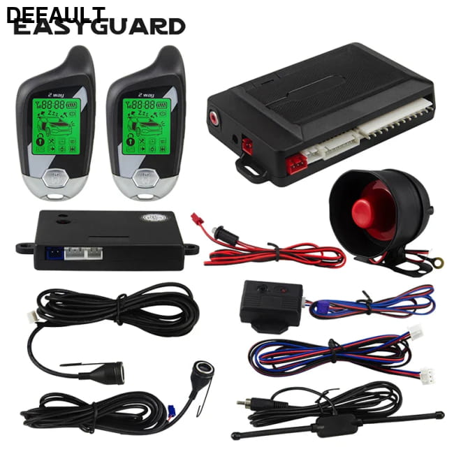 EASYGUARD Two Way Car Alarm Keyless Entry System Remote Starter Automotive Systems