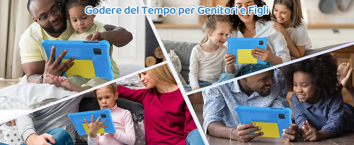 7 Inch Kid Tablet for Children Android 13 5GB RAM 32GB ROM 128GB Expandable Quad Core Wi-Fi Bluetooth Type-C Children’s