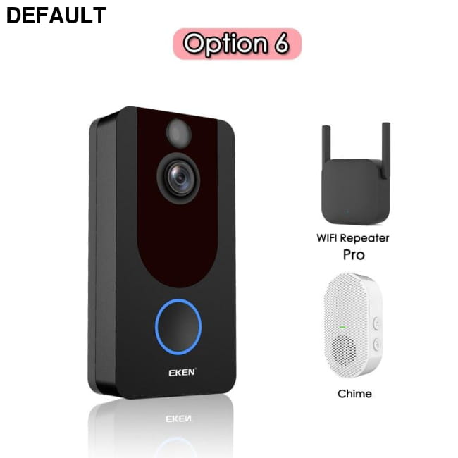 EKEN V7 HD 1080P Smart WiFi Video Doorbell Camera Visual Home Security Electronics