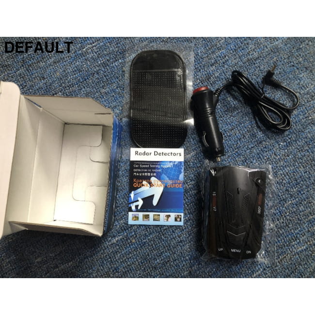 Electronic Dog V7 English And Russian Vehicle-mounted Black Car Radar Detectors